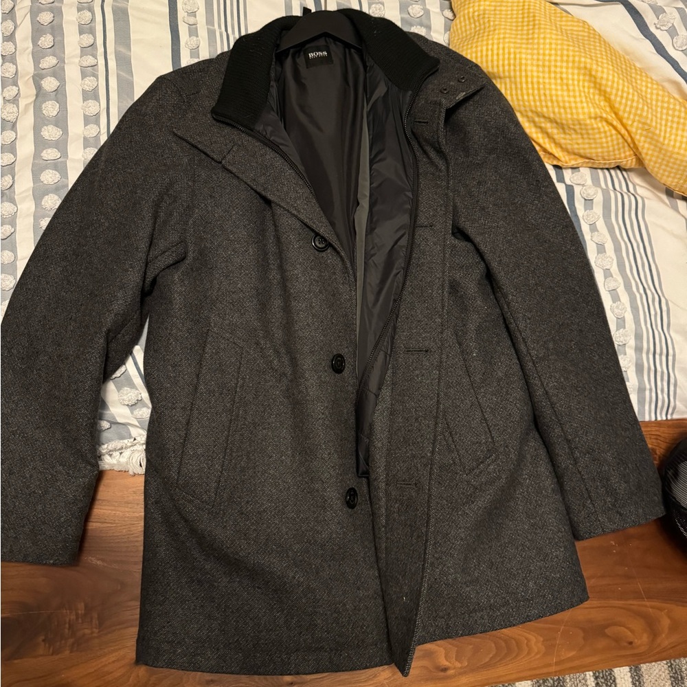 Hugo Boss Gray Jacket Size L